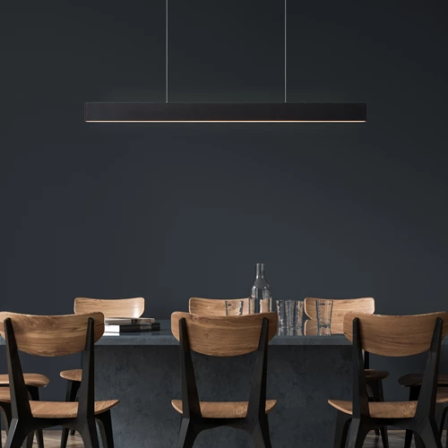 Lucide RAYA LED - Pendelleuchten - LED Dim. - 1x36W 2700K - Schwarz - Atmosphäre 1